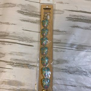 Icon Collection Teal Skull Bracelet